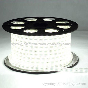 Cool White 220V High-voltage SMD 5050 Flexible LED Strip, 14.8W/m